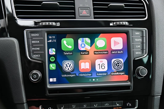 Boîtier Autoradio Android Auto et Apple CarPlay pour Volkswagen Tiguan II (2017 - 2019)